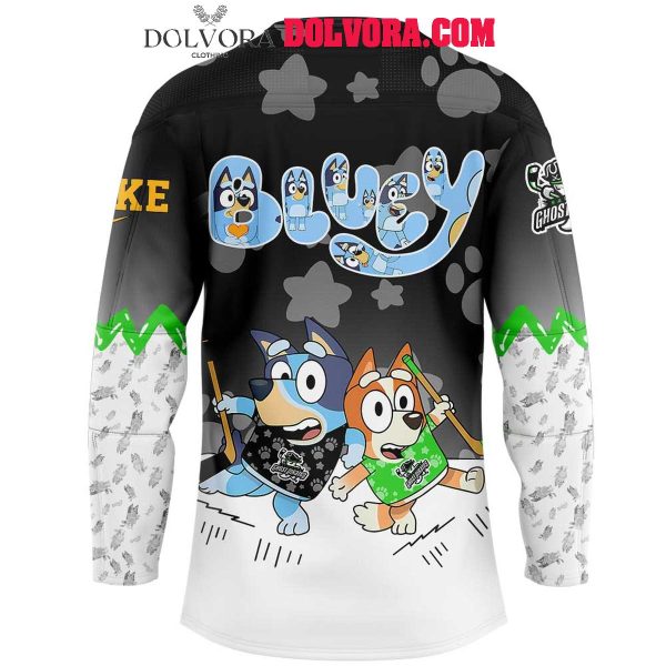 Savannah Ghost Pirates Bluey And Bingo Playing ECHL 2025 Hockey Jersey