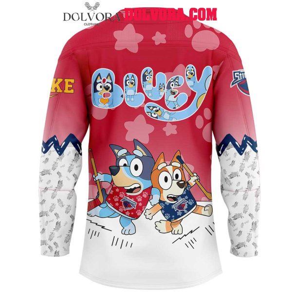 South Carolina Stingrays Bluey And Bingo Playing ECHL 2025 Hockey Jersey