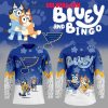 Vancouver Canucks Bluey And Bingo 2025 Anniversary Time Personalized Hockey Jersey