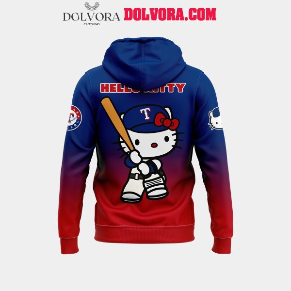 Texas Rangers 50th Anniversary Hello Kitty Night 2025 Hoodie T-Shirt