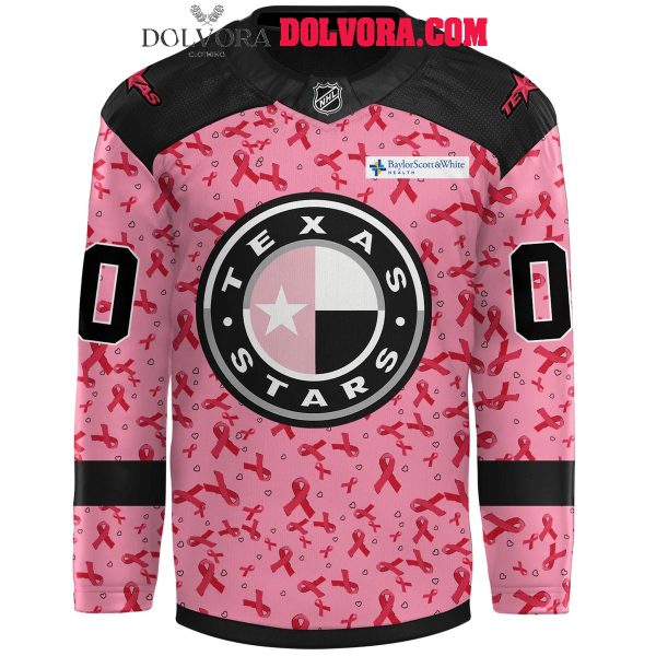 Texas Stars 2025 Cancer Awareness Fighting Cancer Personalized Hockey Jersey