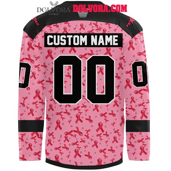 Texas Stars 2025 Cancer Awareness Fighting Cancer Personalized Hockey Jersey