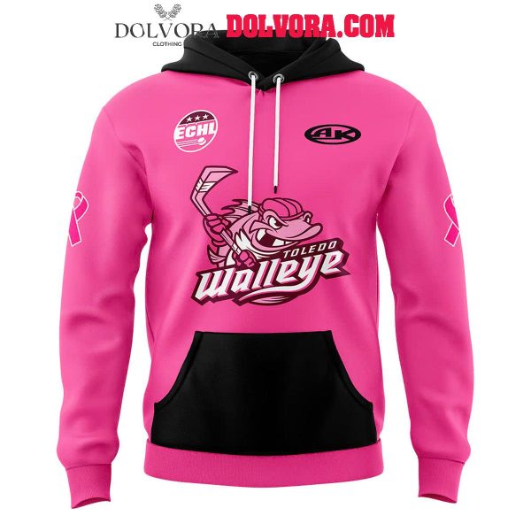 Toledo Walleye 2025 Pink In The Rink The Hockey Spirit Hoodie T-Shirt