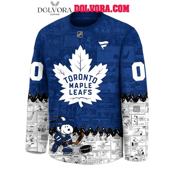 Toronto Maple Leafs 75th Anniversary Peanuts Night 2025 Personalized Hockey Jersey