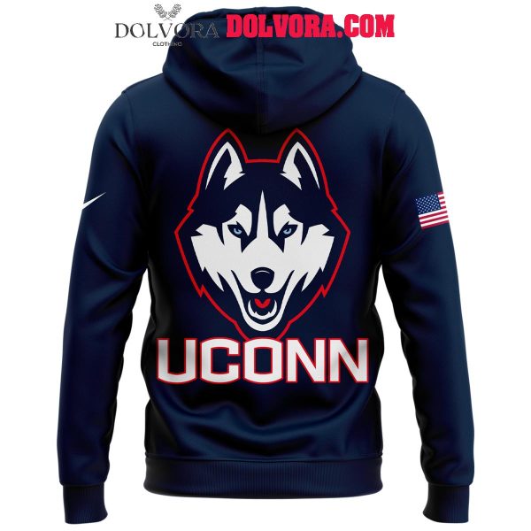 UConn Huskies 2025 Big East Regular Season Champions Celebrating Hoodie T-Shirt