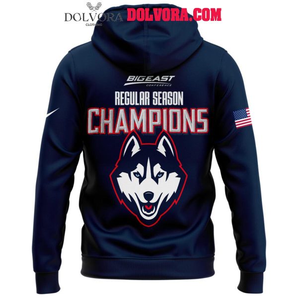 UConn Huskies Basketball Big East Regular Season Champions 2025 Hoodie T-Shirt