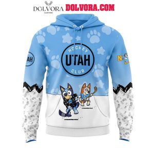 Utah Hockey Club Bluey 2025 Anniversary Time Hockey Hoodie T-Shirt