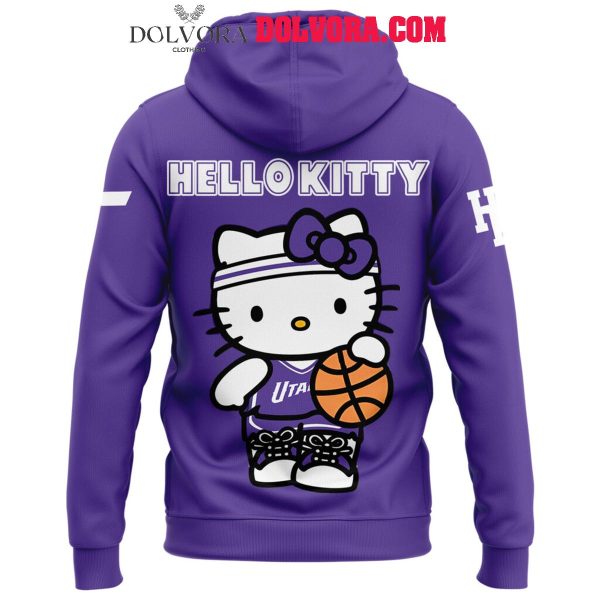 Utah Jazz Hello Kitty 50th Anniversary 2025 Celebration Hoodie T-Shirt