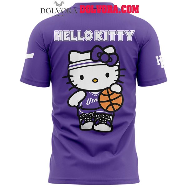 Utah Jazz Hello Kitty 50th Anniversary 2025 Celebration Hoodie T-Shirt