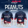 Wheeling Nailers Anniversary Of Peanuts 2025 Snoopy Hockey Jersey