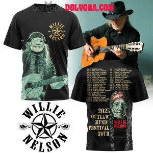 Willie Nelson 2025 Outlaw Music Festival Tour The Legends Hoodie T-Shirt