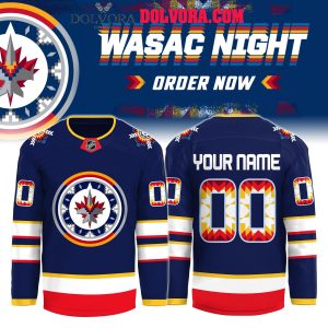 Winnipeg Jets Specialty 2025 Wasac Night Personalized Hockey Jersey