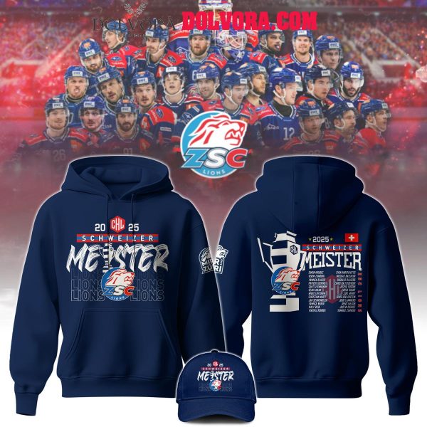 ZSC Lions CHL 2025 Champion Celebration Hoodie T-Shirt