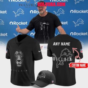 Detroit Lions Villain 2026 Dan Campbell Personalized Football Jersey