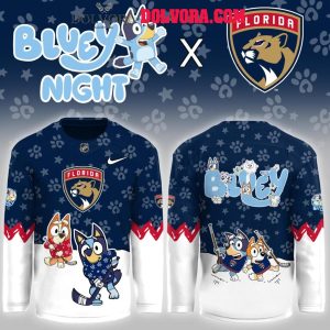 Florida Panthers Bluey New Year 2026 New Season Personalized Hockey Jersey