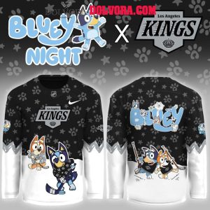 Los Angeles Kings Bluey New Year 2026 New Season Personalized Hockey Jersey