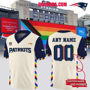 New England Patriots New Pride 2025-2026 Personalized Football Jersey