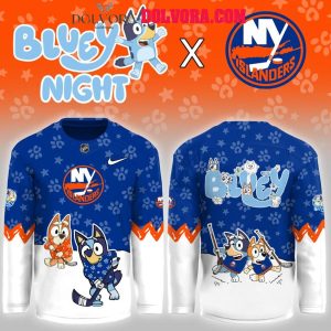 New York Islanders Bluey New Year 2026 New Season Personalized Hockey Jersey
