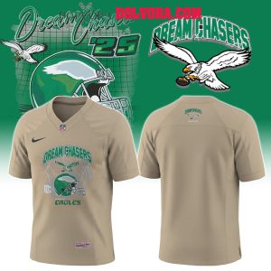 Philadelphia Eagles Chase the Dream Khaki Lightning Football Jersey