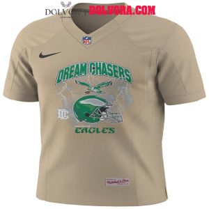 Philadelphia Eagles Chase the Dream Khaki Lightning Football Jersey