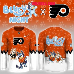 Philadelphia Flyers Bluey New Year 2026 New Season Personalized Hockey Jersey