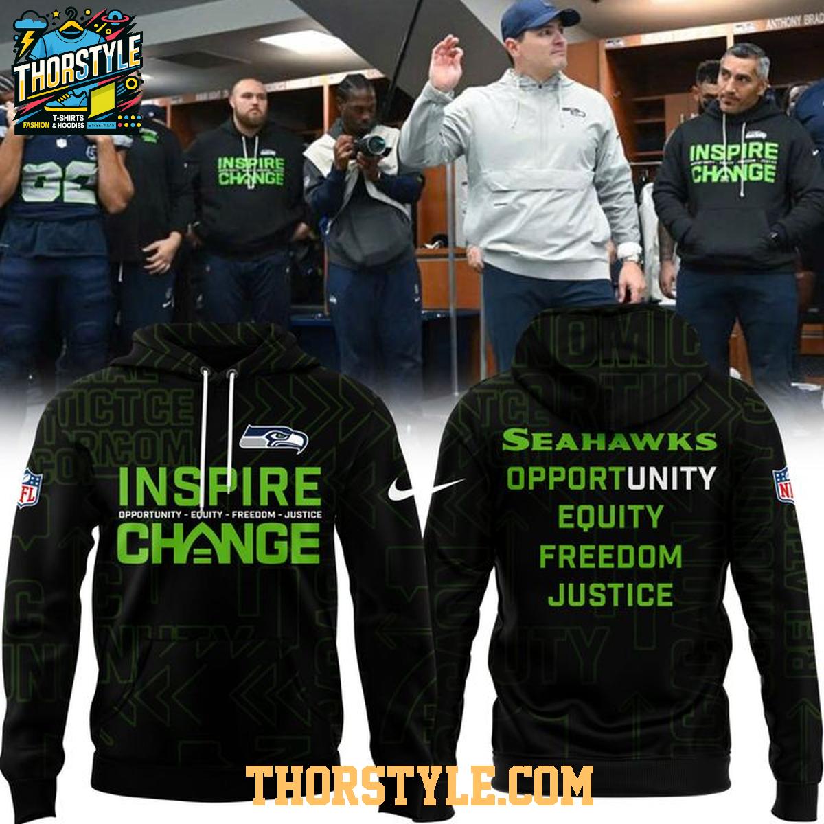 Seattle Seahawks Inspire Change Hoodie New Season 2026 NFL Hoodie Seattle Seahawks Inspire Change Hoodie New Season 2026 NFL Hoodie