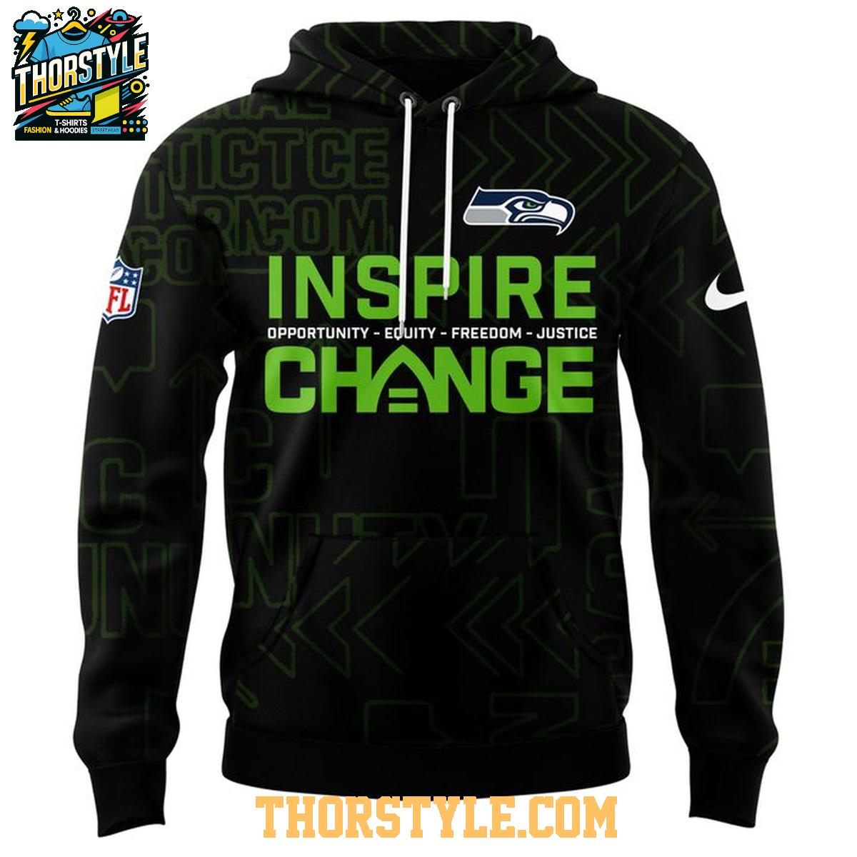 Seattle Seahawks Inspire Change Hoodie New Season 2026 NFL Hoodie Seattle Seahawks Inspire Change Hoodie New Season 2026 NFL Hoodie