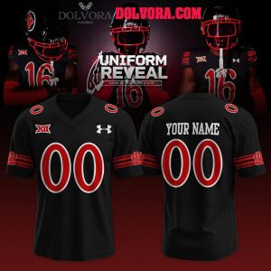 Utah Utes Back In Black Throwback 2025-2026 Personalized Football Jersey