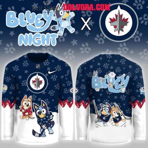 Winnipeg Jets Bluey New Year 2026 New Season Personalized Hockey Jersey